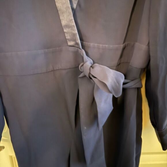 Diane Von Furstenberg Margot Long Sleeve Wrap Style Jumpsuit - Picture 9 of 15